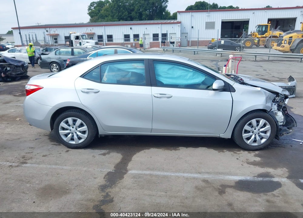 2016 TOYOTA COROLLA LE VIN: 2T1BURHE5GC497533