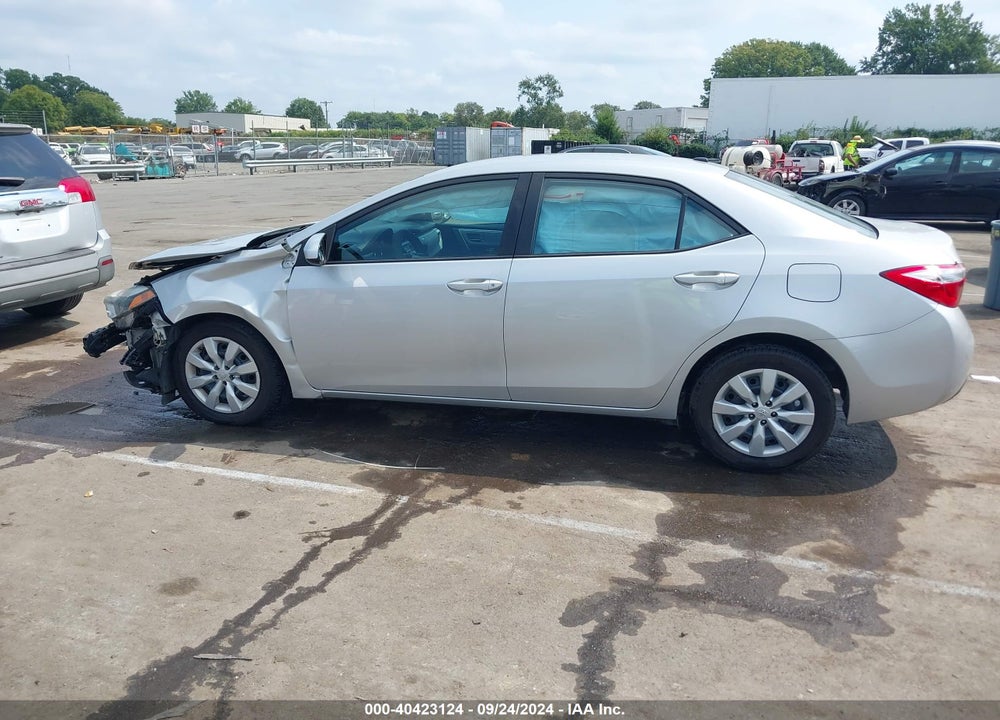 2016 TOYOTA COROLLA LE VIN: 2T1BURHE5GC497533