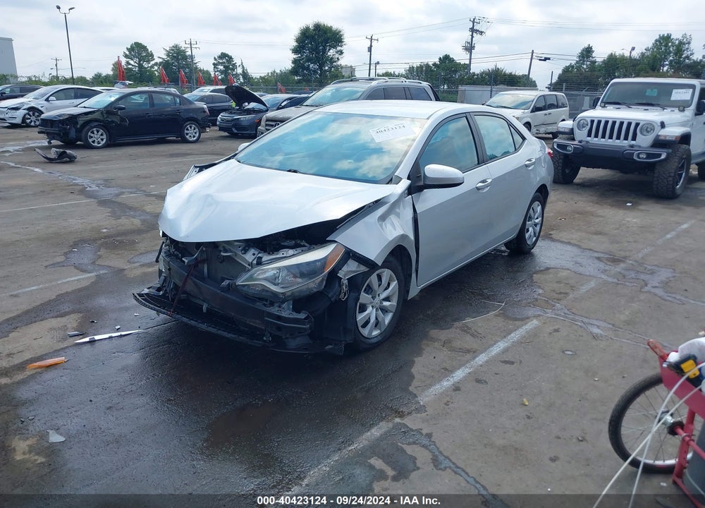 2016 TOYOTA COROLLA LE VIN: 2T1BURHE5GC497533