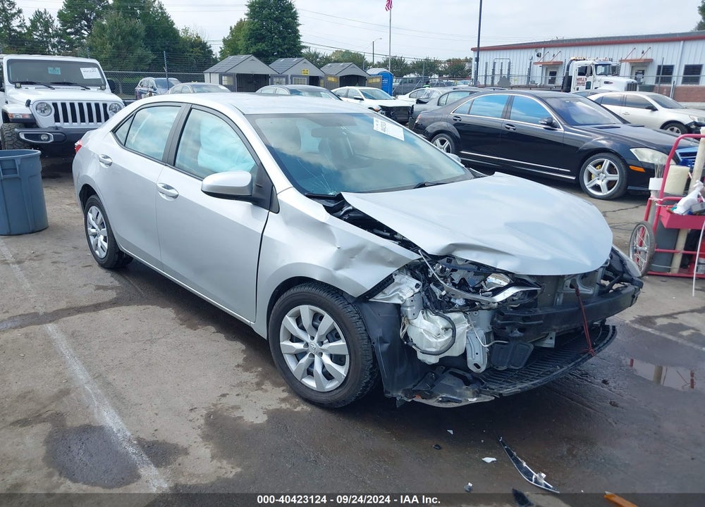 2016 TOYOTA COROLLA LE VIN: 2T1BURHE5GC497533