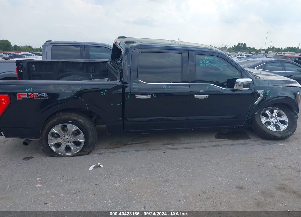 2021 FORD F-150 PLATINUM VIN: 1FTFW1E88MFA50239