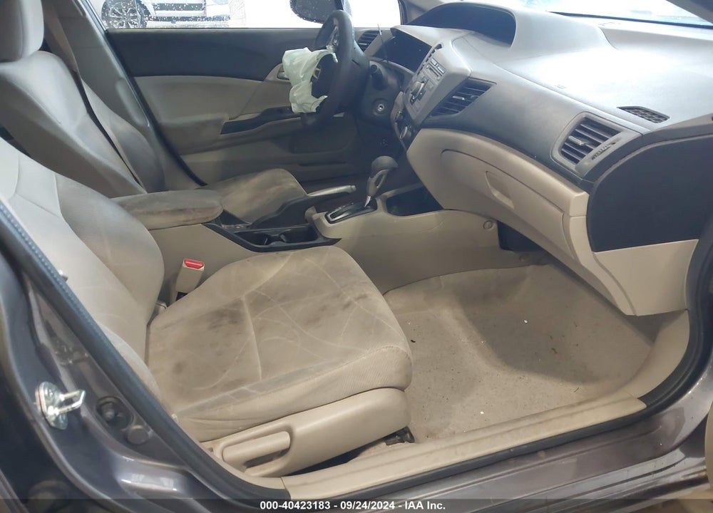 2012 HONDA CIVIC LX VIN: 19XFB2F51CE083467