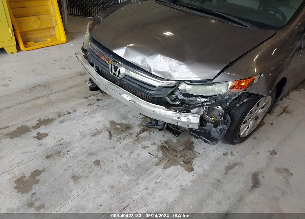2012 HONDA CIVIC LX VIN: 19XFB2F51CE083467