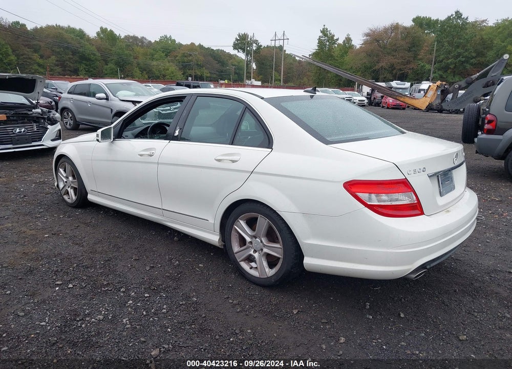 2010 MERCEDES-BENZ C 300 VIN: WDDGF8BB7AR116308