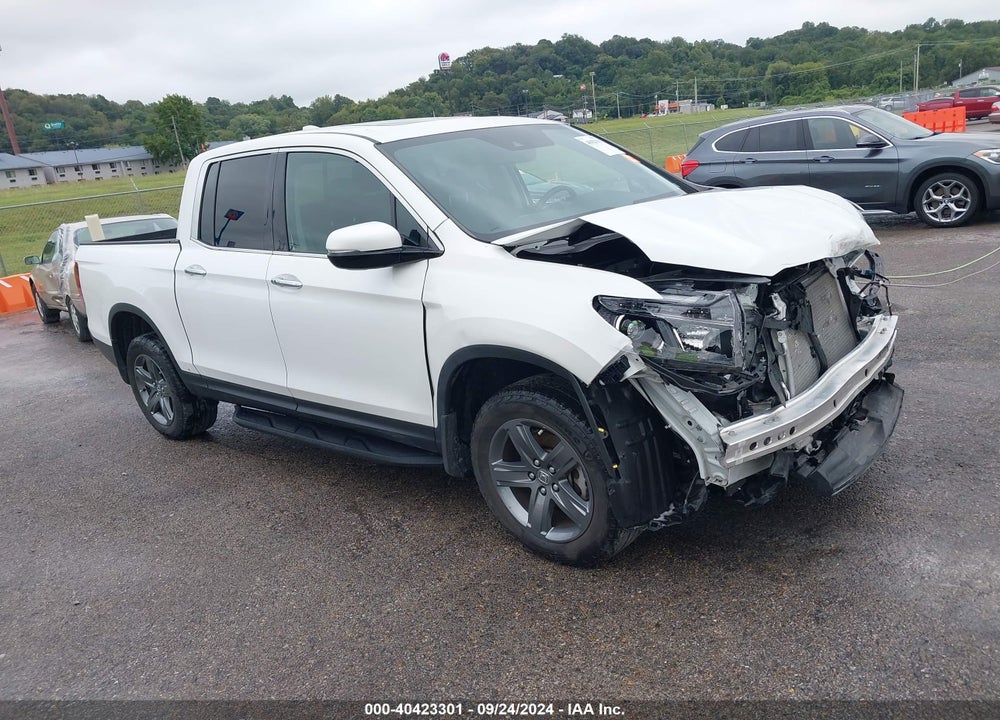 2022 HONDA RIDGELINE RTL-E VIN: 5FPYK3F79NB022355