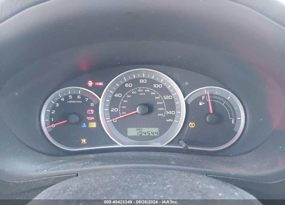 2010 SUBARU IMPREZA OUTBACK SPORT VIN: JF1GH6D65AG800462