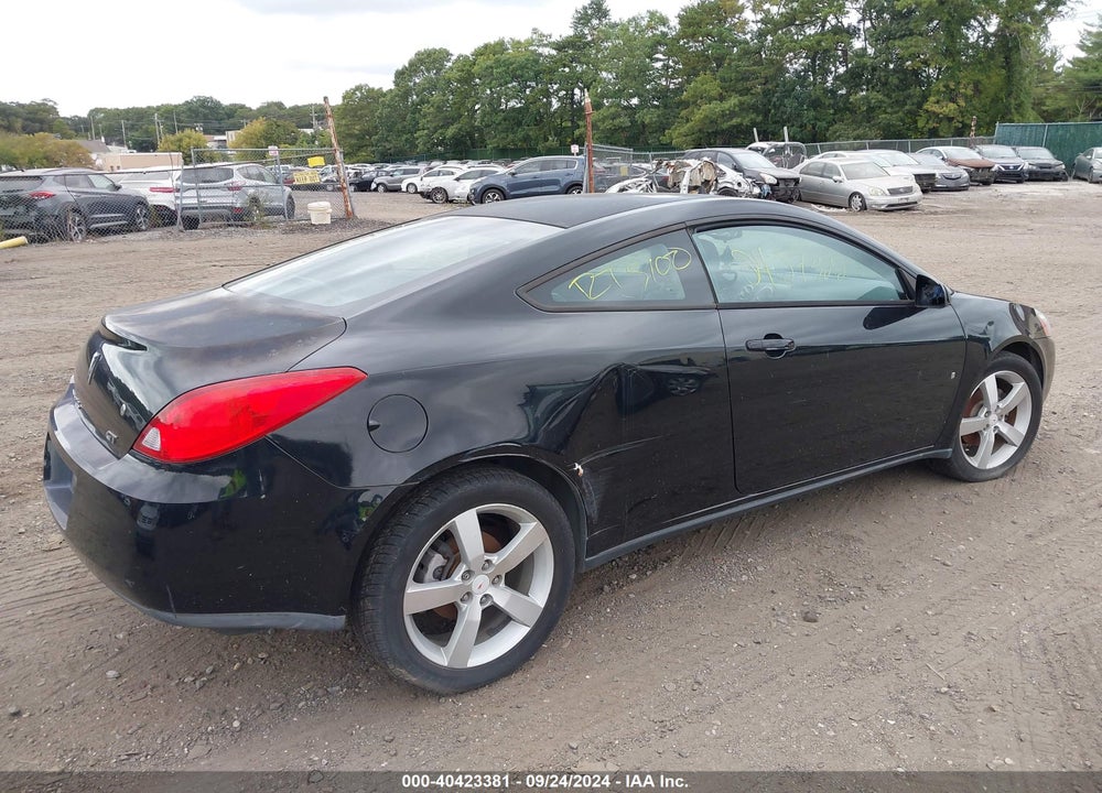 2008 PONTIAC G6 GT VIN: 1G2ZH17N284181442