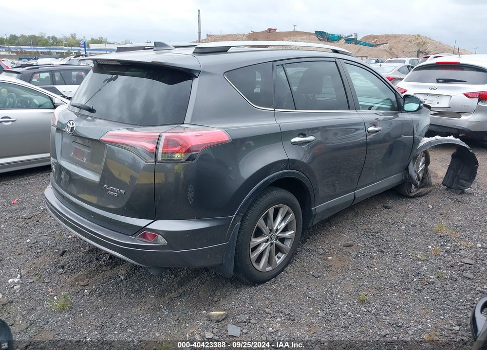 2017 TOYOTA RAV4 PLATINUM VIN: 2T3DFREV3HW544542