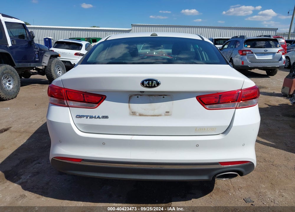 2016 KIA OPTIMA LX VIN: 5XXGT4L36GG037274