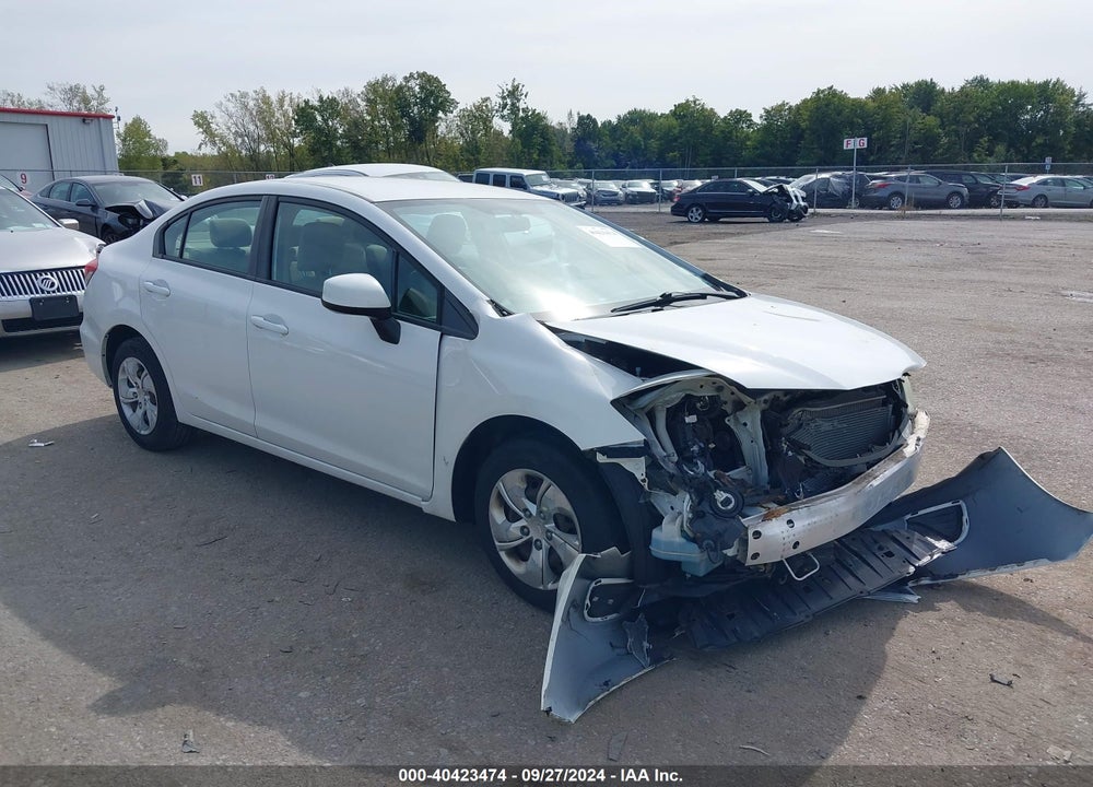 2013 HONDA CIVIC LX VIN: 2HGFB2F50DH512587