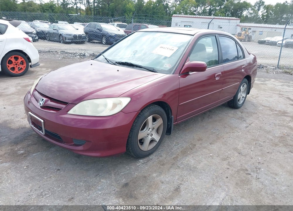 2004 HONDA CIVIC EX VIN: 2HGES26724H578197