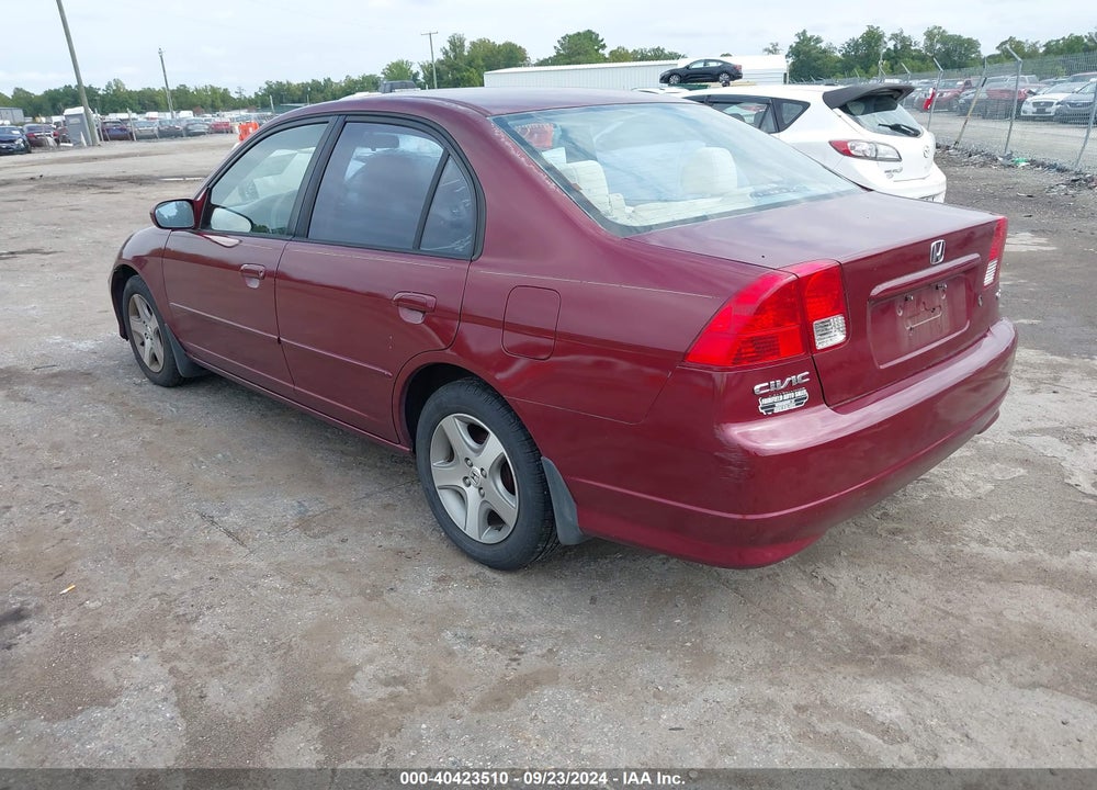 2004 HONDA CIVIC EX VIN: 2HGES26724H578197