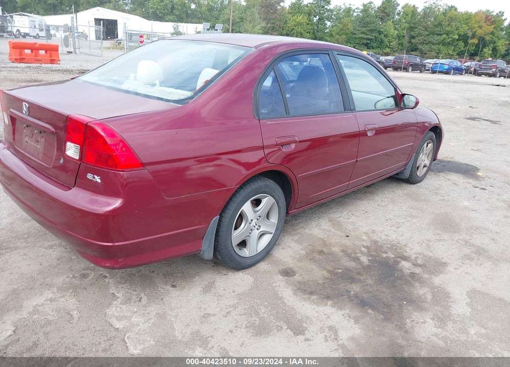 2004 HONDA CIVIC EX VIN: 2HGES26724H578197