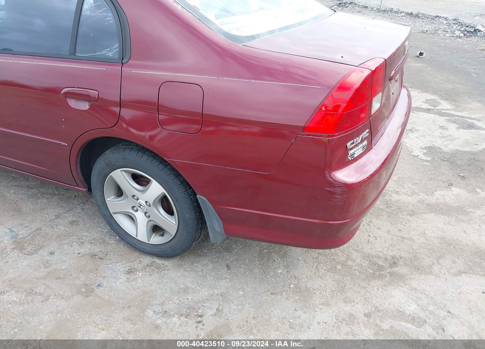 2004 HONDA CIVIC EX VIN: 2HGES26724H578197