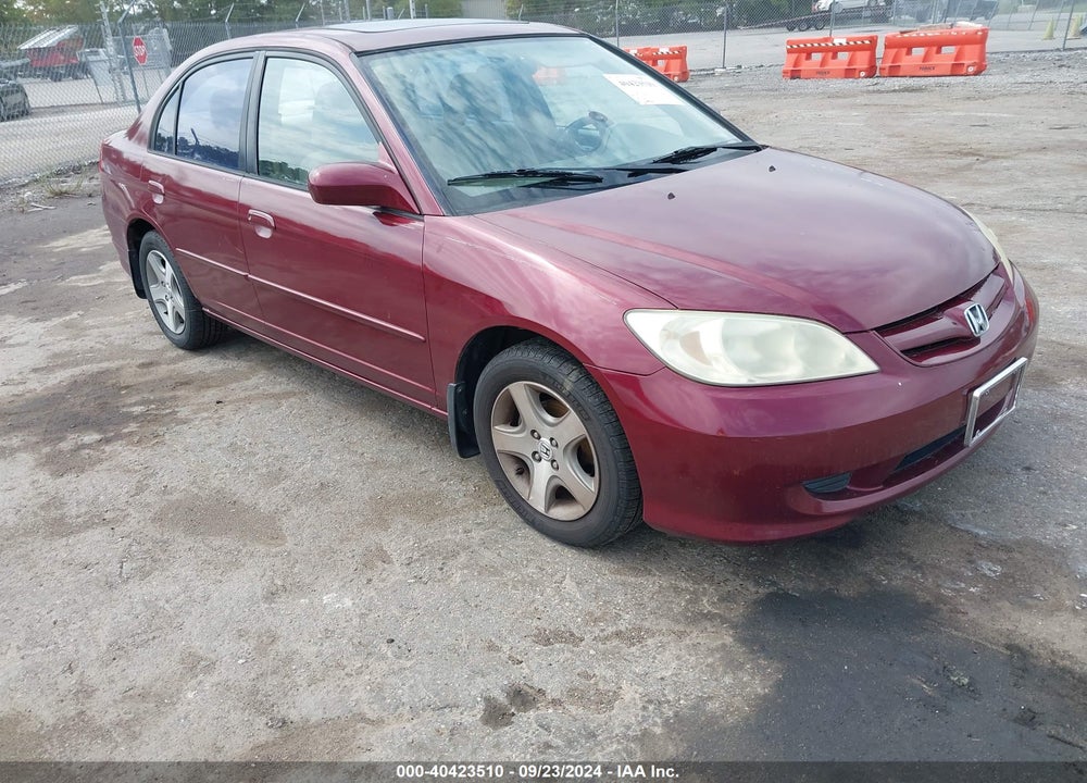 2004 HONDA CIVIC EX VIN: 2HGES26724H578197