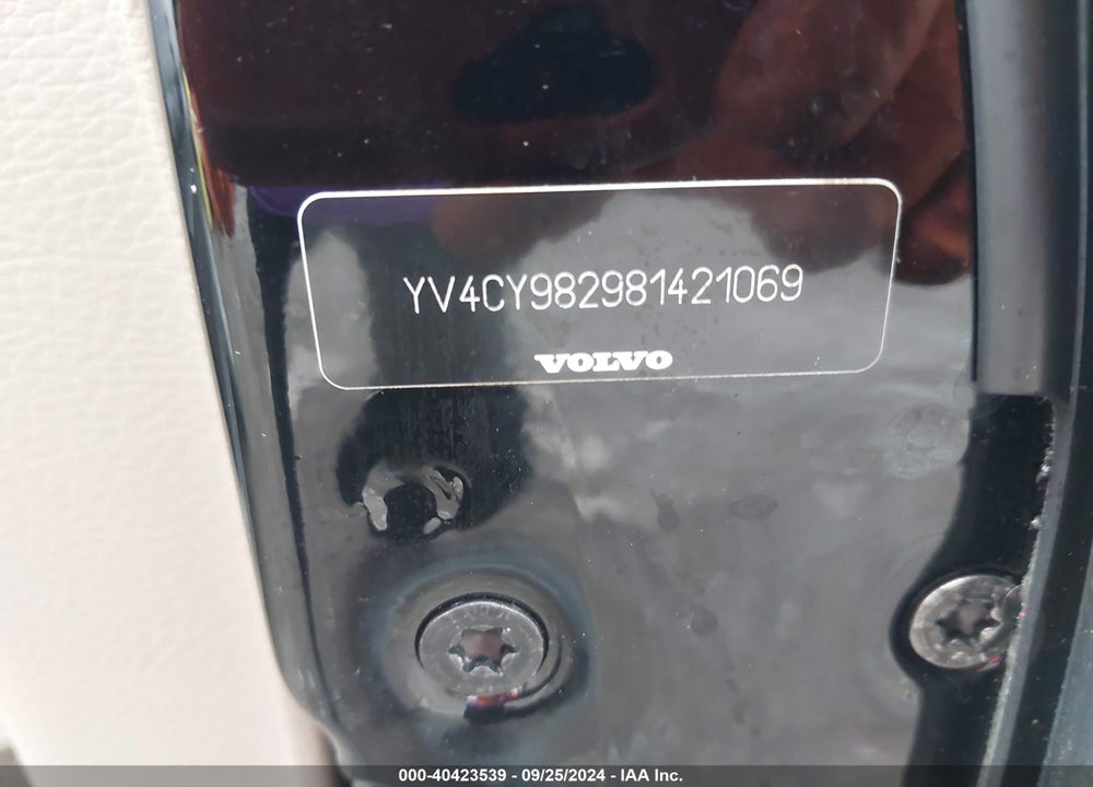 2008 VOLVO XC90 3.2 VIN: YV4CY982981421069