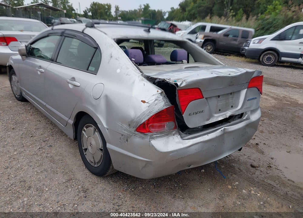 2006 HONDA CIVIC HYBRID VIN: JHMFA36216S021064