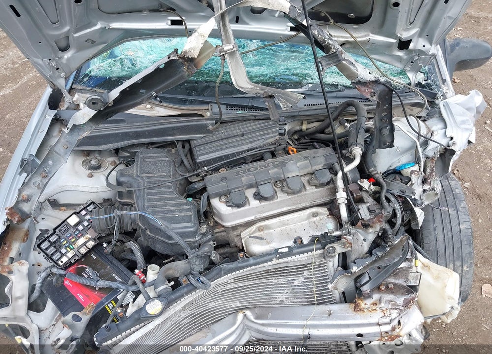 2001 HONDA CIVIC LX VIN: 1HGES16511L052831