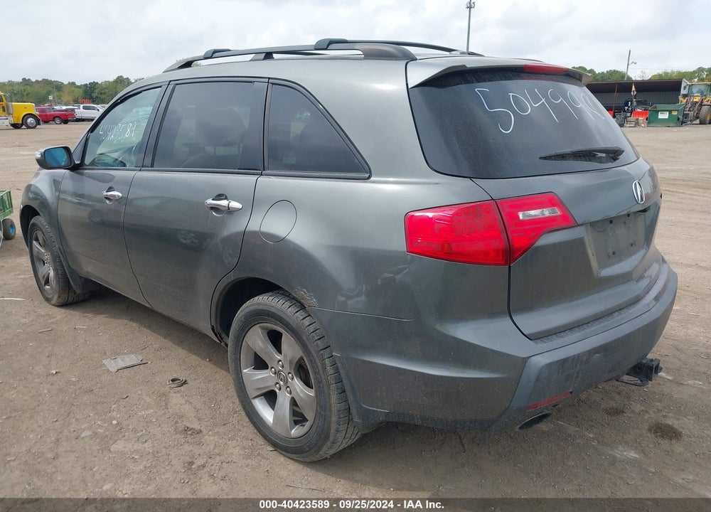 2007 ACURA MDX SPORT PACKAGE VIN: 2HNYD28847H504998