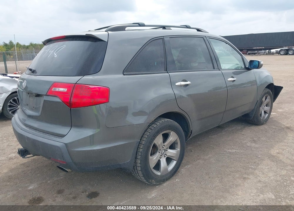 2007 ACURA MDX SPORT PACKAGE VIN: 2HNYD28847H504998