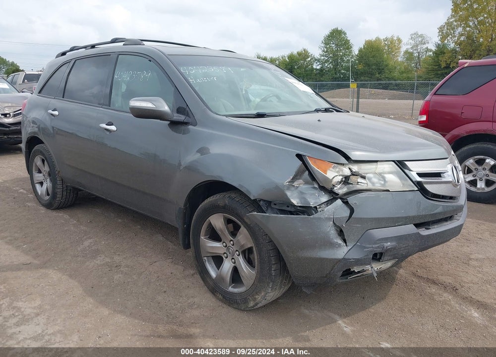 2007 ACURA MDX SPORT PACKAGE VIN: 2HNYD28847H504998