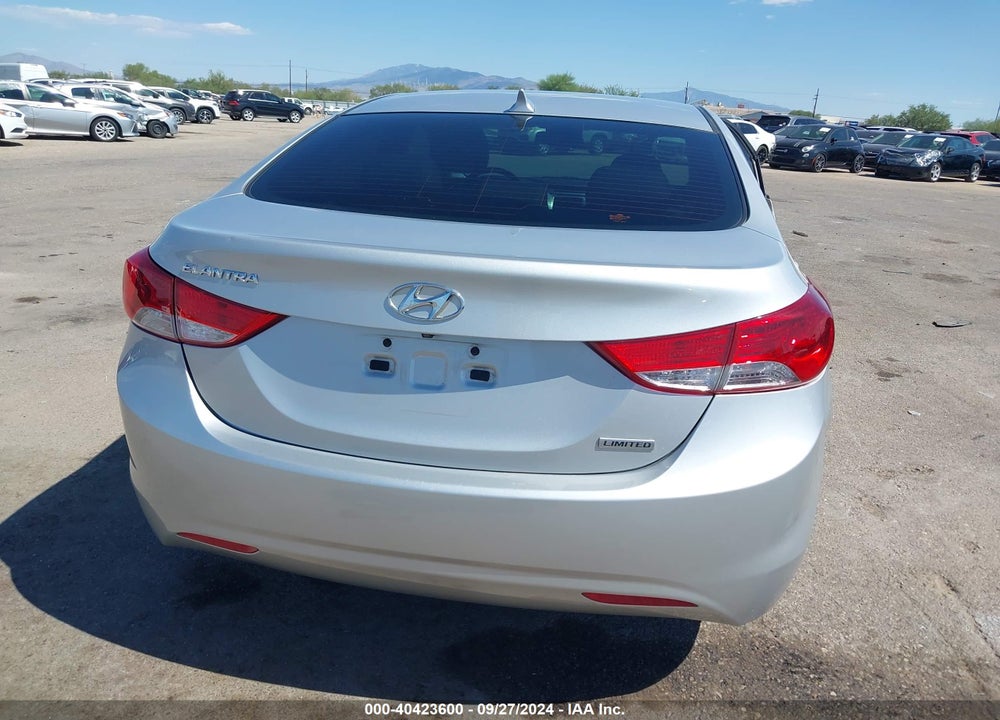 2012 HYUNDAI ELANTRA LIMITED (ULSAN PLANT) VIN: KMHDH4AE3CU213755
