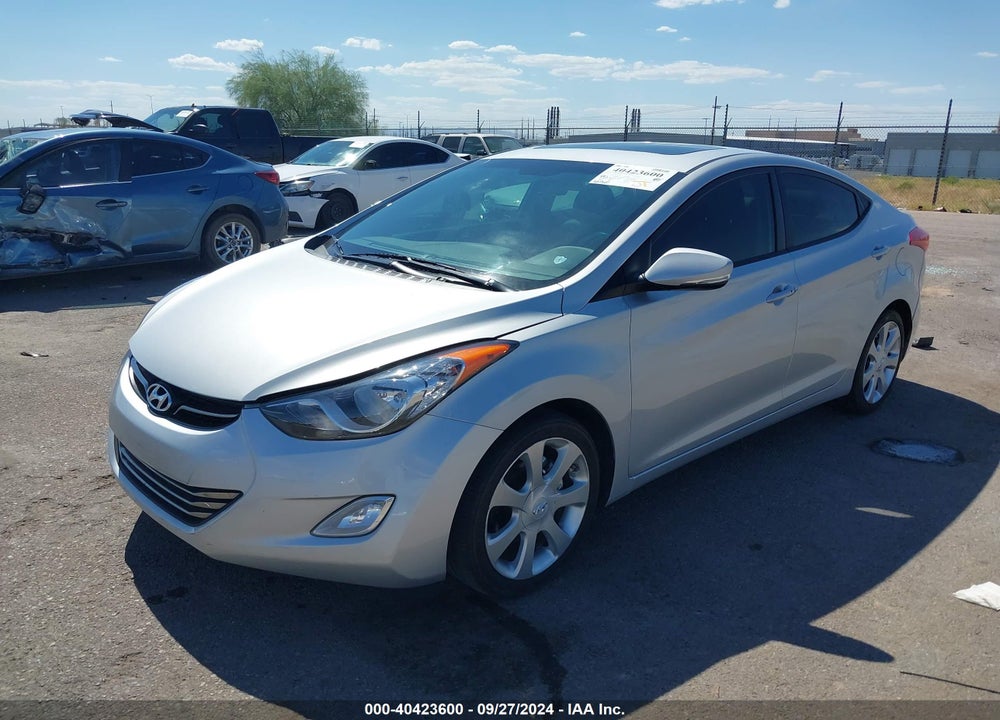 2012 HYUNDAI ELANTRA LIMITED (ULSAN PLANT) VIN: KMHDH4AE3CU213755