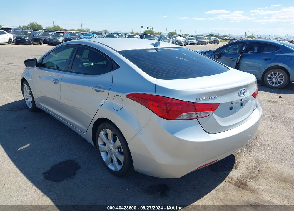 2012 HYUNDAI ELANTRA LIMITED (ULSAN PLANT) VIN: KMHDH4AE3CU213755