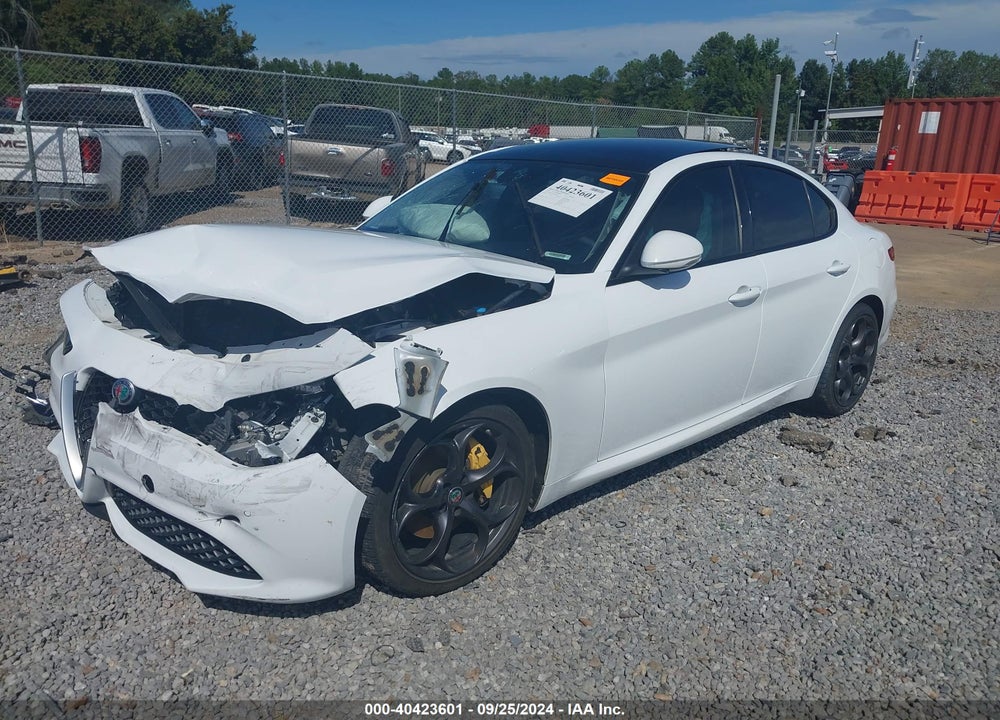 2018 ALFA ROMEO GIULIA TI SPORT RWD VIN: ZARFAECN2J7581589