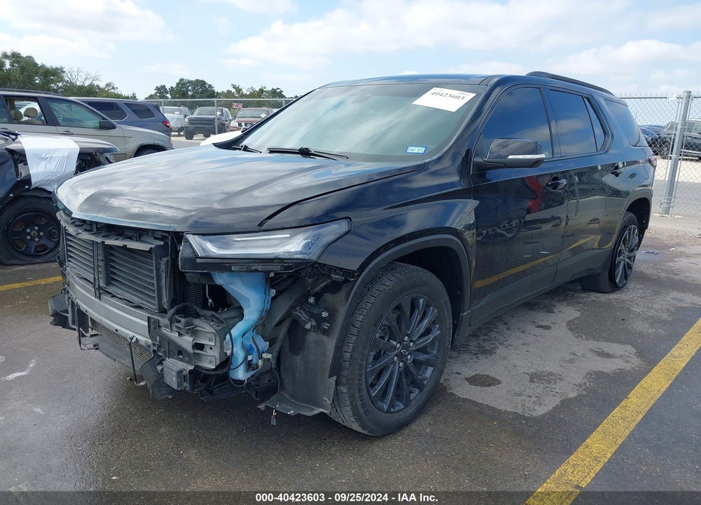2022 CHEVROLET TRAVERSE FWD RS VIN: 1GNERJKW7NJ124911