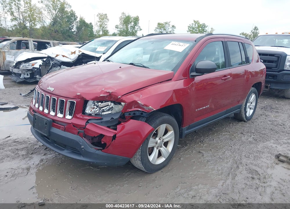 2012 JEEP COMPASS SPORT VIN: 1C4NJCBBXCD539208