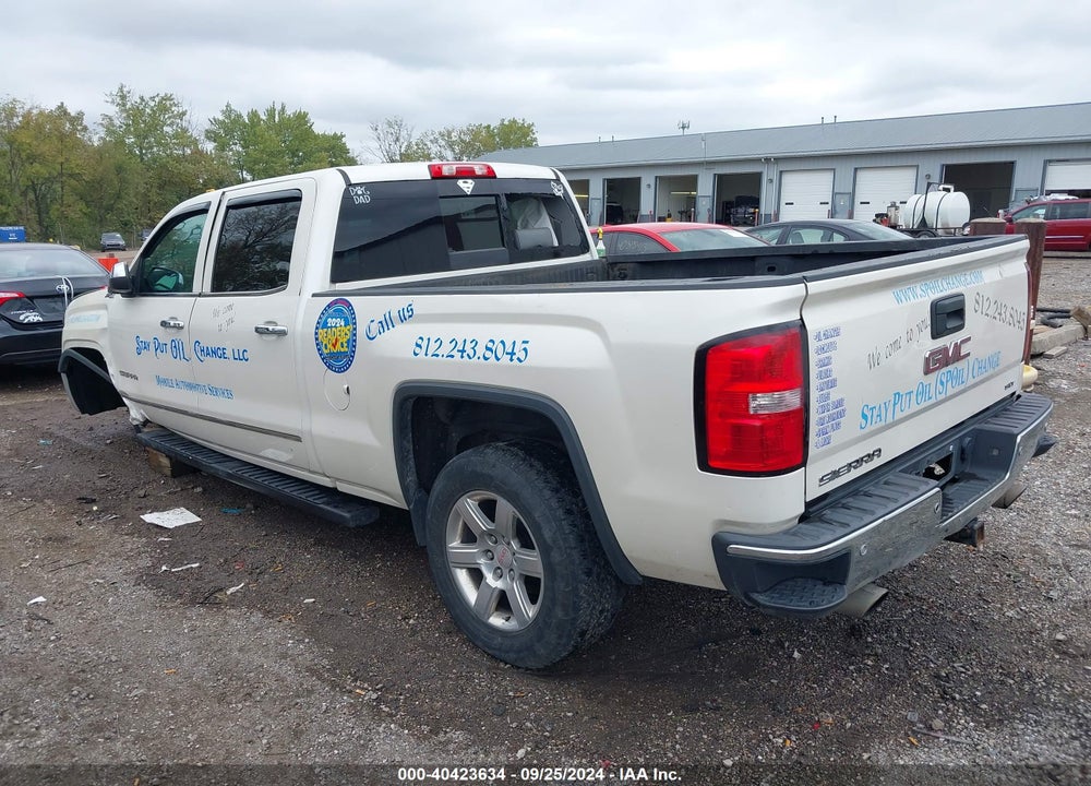 2015 GMC SIERRA 1500 SLT VIN: 3GTU2VEJ2FG384782