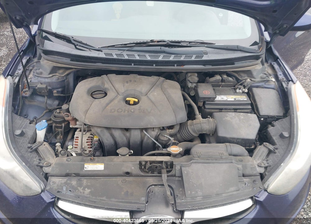 2013 HYUNDAI ELANTRA GLS VIN: 5NPDH4AE6DH156113