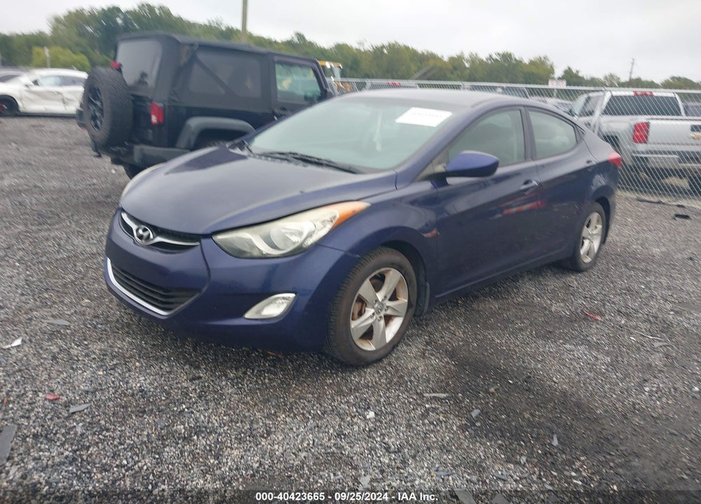 2013 HYUNDAI ELANTRA GLS VIN: 5NPDH4AE6DH156113