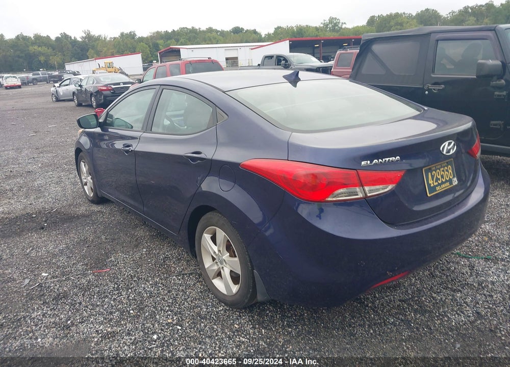 2013 HYUNDAI ELANTRA GLS VIN: 5NPDH4AE6DH156113