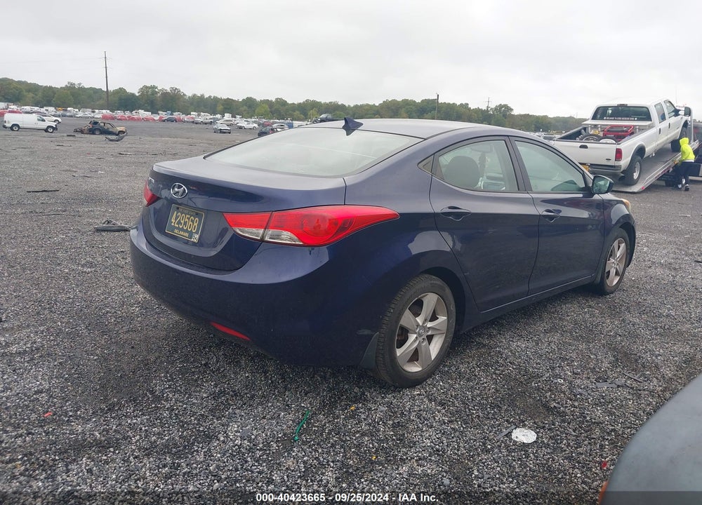 2013 HYUNDAI ELANTRA GLS VIN: 5NPDH4AE6DH156113