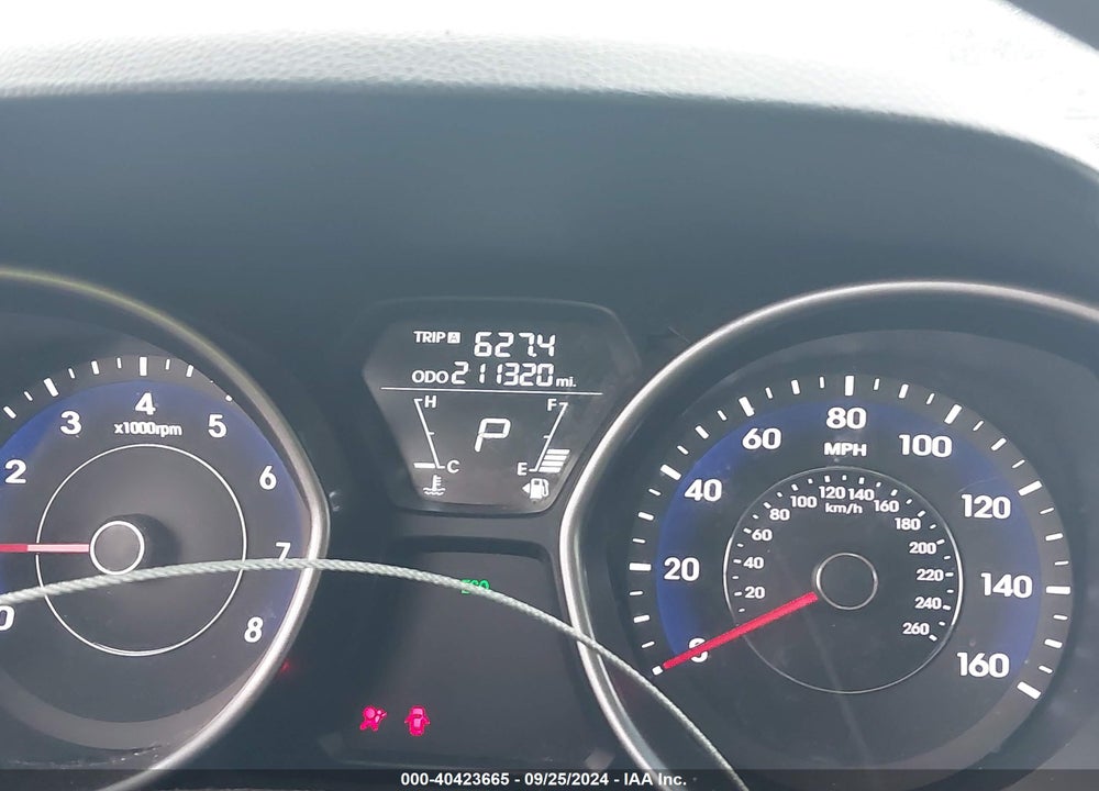2013 HYUNDAI ELANTRA GLS VIN: 5NPDH4AE6DH156113
