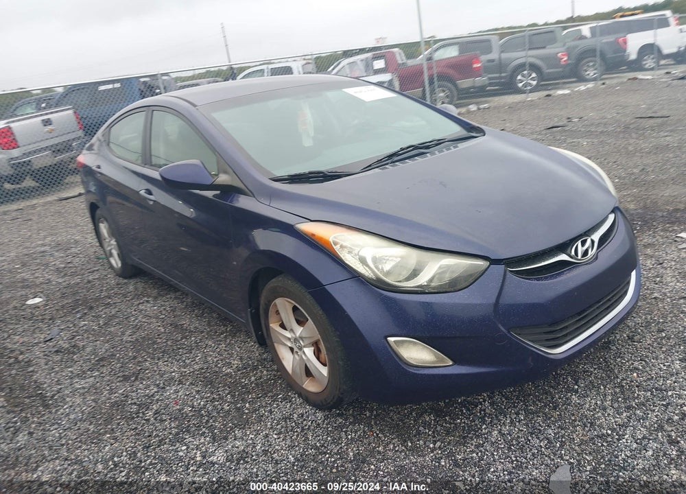 2013 HYUNDAI ELANTRA GLS VIN: 5NPDH4AE6DH156113
