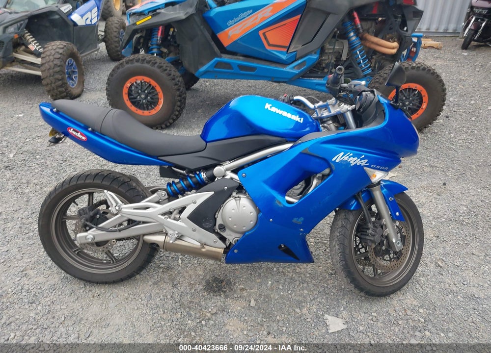 2007 KAWASAKI EX650 A VIN: JKAEXEA197A028741