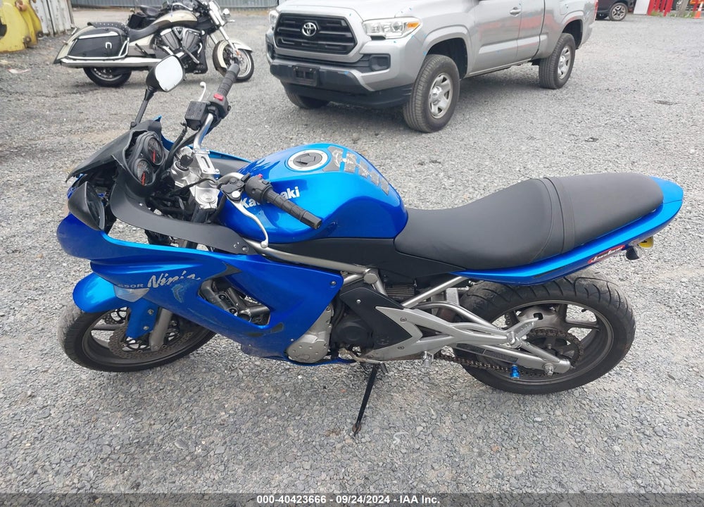 2007 KAWASAKI EX650 A VIN: JKAEXEA197A028741