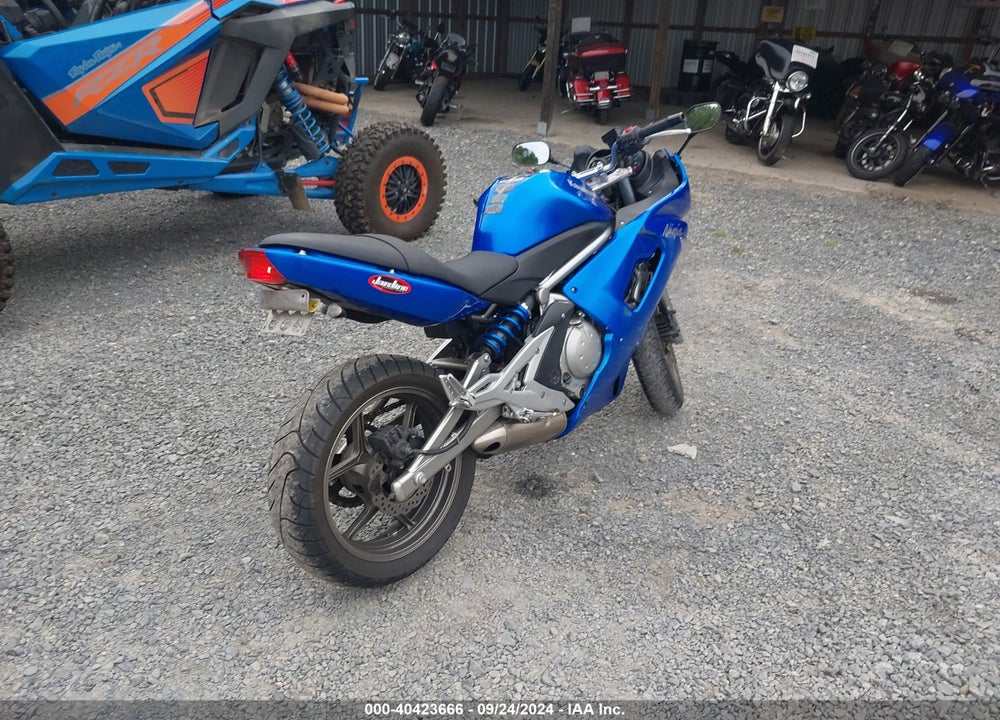 2007 KAWASAKI EX650 A VIN: JKAEXEA197A028741