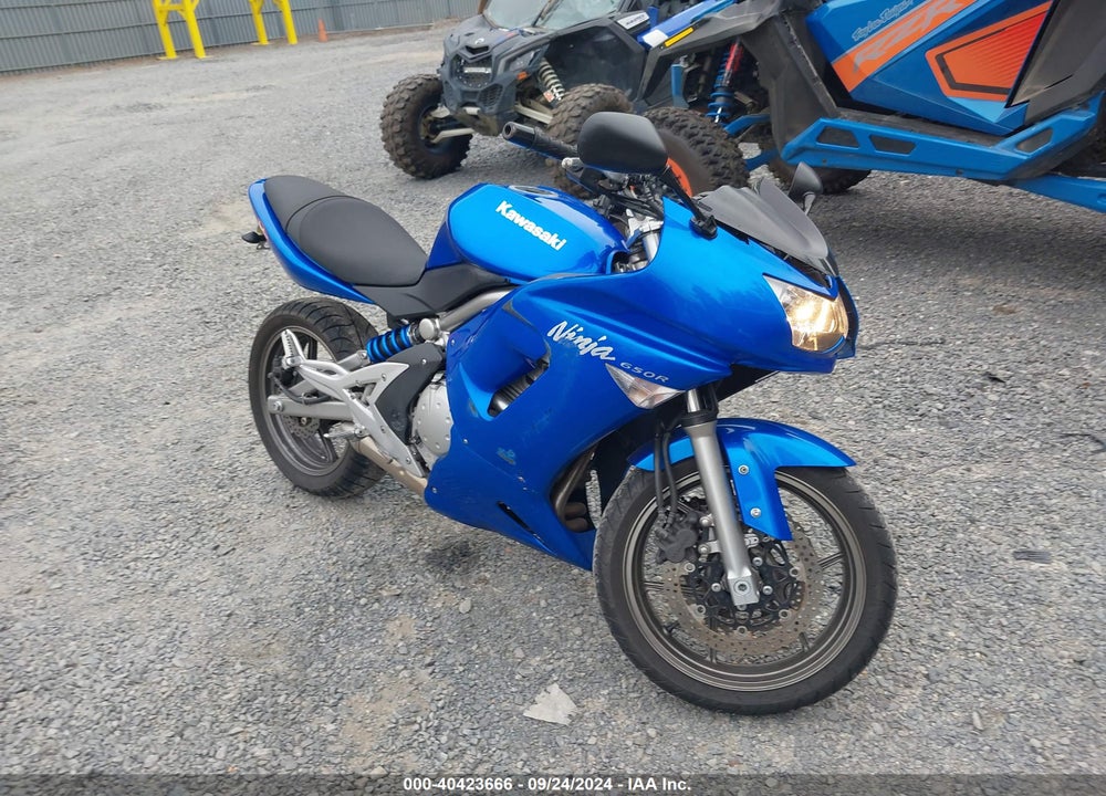 2007 KAWASAKI EX650 A VIN: JKAEXEA197A028741