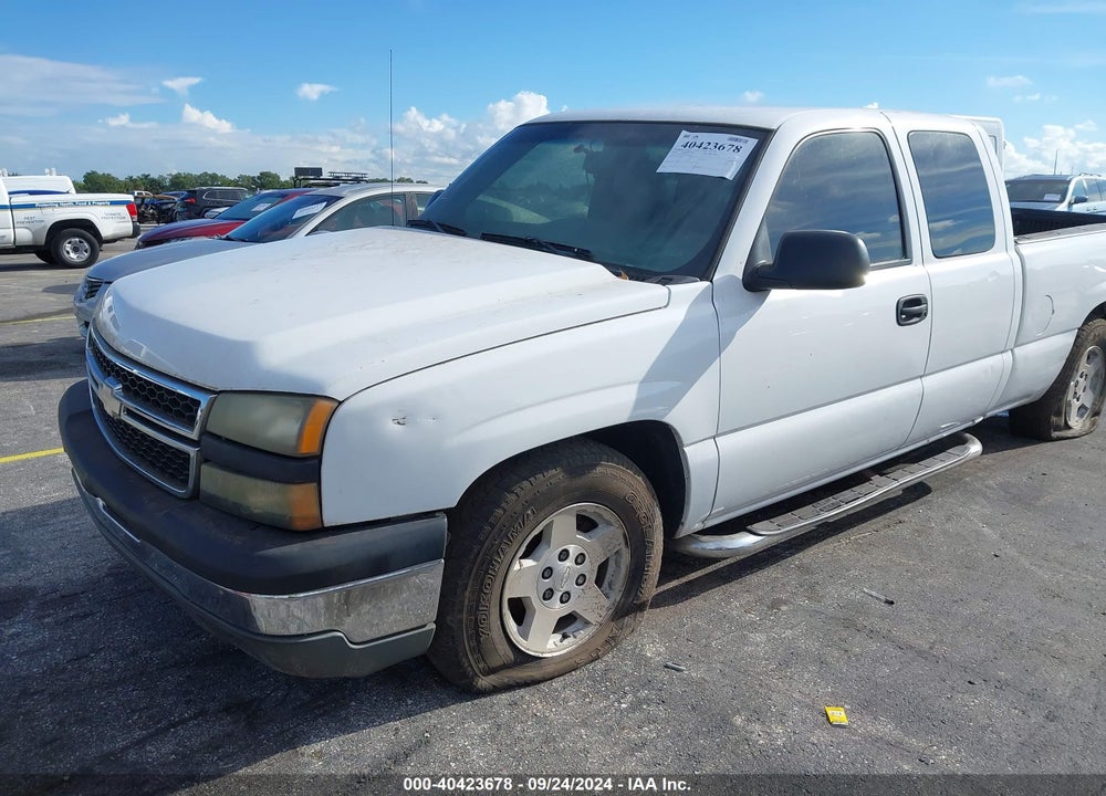 2006 CHEVROLET SILVERADO 1500 WORK TRUCK VIN: 1GCEC19X96Z242518
