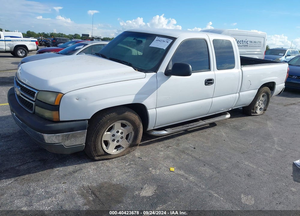 2006 CHEVROLET SILVERADO 1500 WORK TRUCK VIN: 1GCEC19X96Z242518
