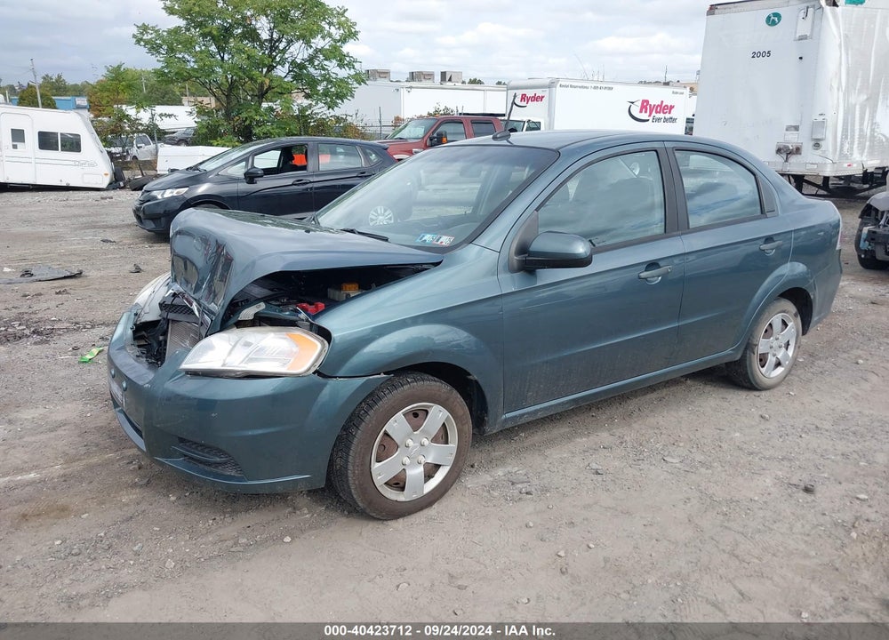 2010 CHEVROLET AVEO LT VIN: KL1TD5DE1AB133514