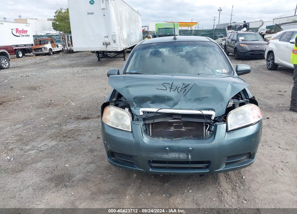 2010 CHEVROLET AVEO LT VIN: KL1TD5DE1AB133514