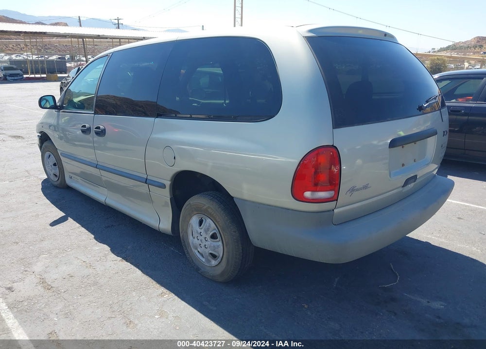 1999 PLYMOUTH GRAND VOYAGER VIN: 2P4GP2438XR468144
