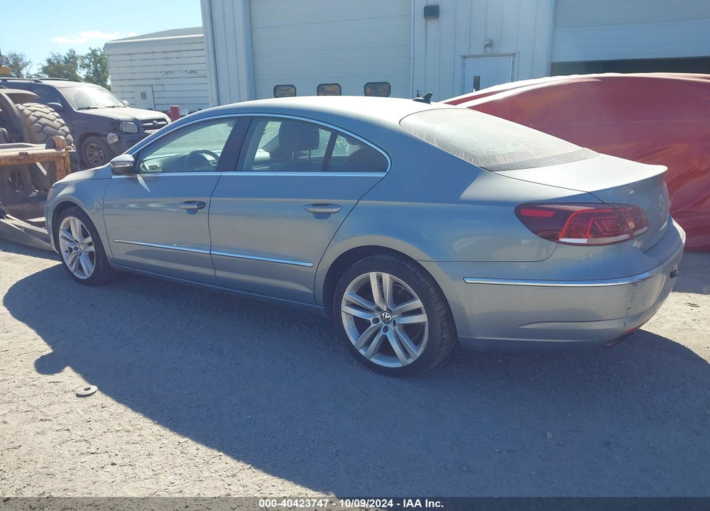 2013 VOLKSWAGEN CC 2.0T LUX VIN: WVWRP7AN9DE512810