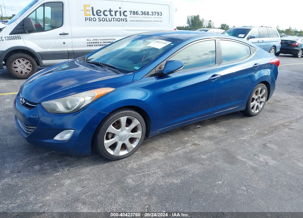 2013 HYUNDAI ELANTRA LIMITED VIN: KMHDH4AE4DU997543