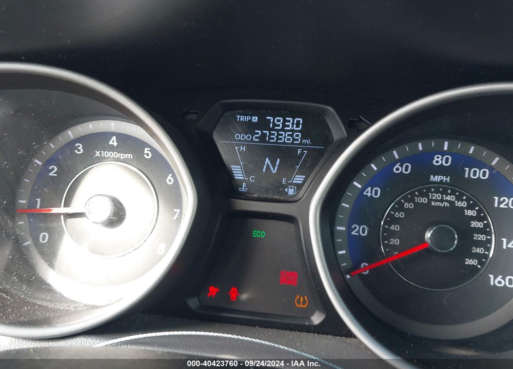 2013 HYUNDAI ELANTRA LIMITED VIN: KMHDH4AE4DU997543